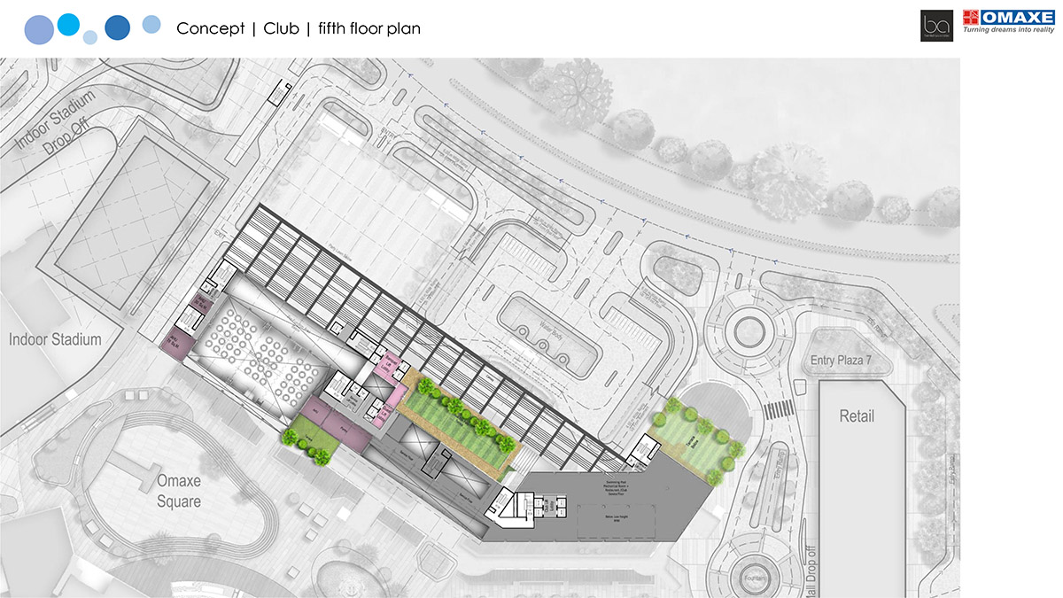 Omaxe State Dwarka Club Floor Plan