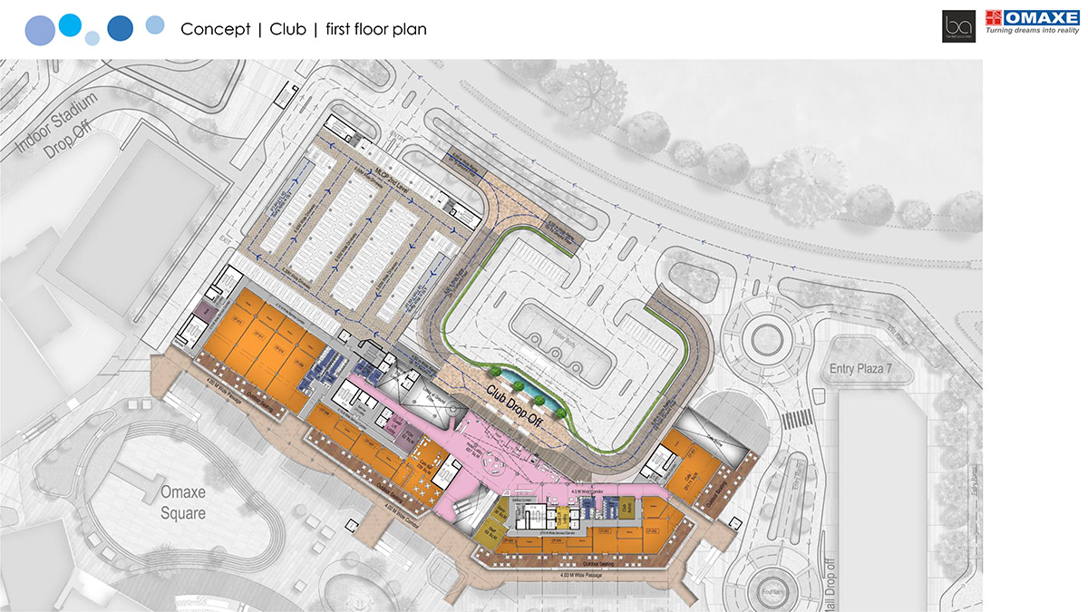 Omaxe State Dwarka Club Floor Plan