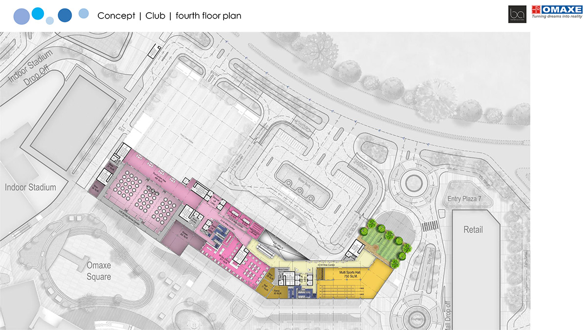 Omaxe State Dwarka Club Floor Plan