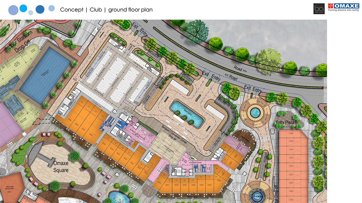 Omaxe State Dwarka Club Floor Plan