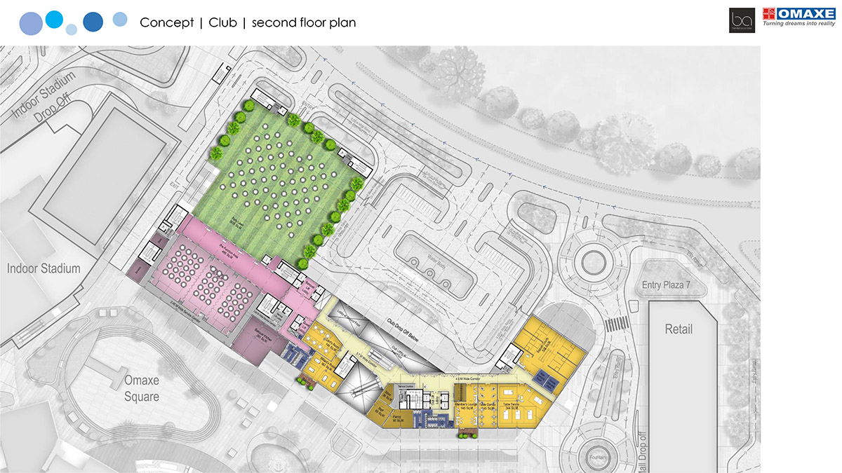 Omaxe State Dwarka Club Floor Plan