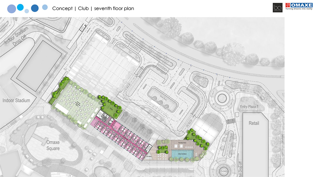 Omaxe State Dwarka Club Floor Plan