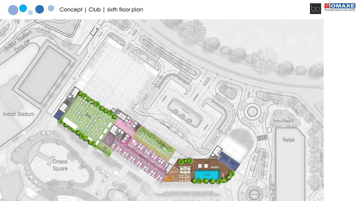 Omaxe State Dwarka Club Floor Plan