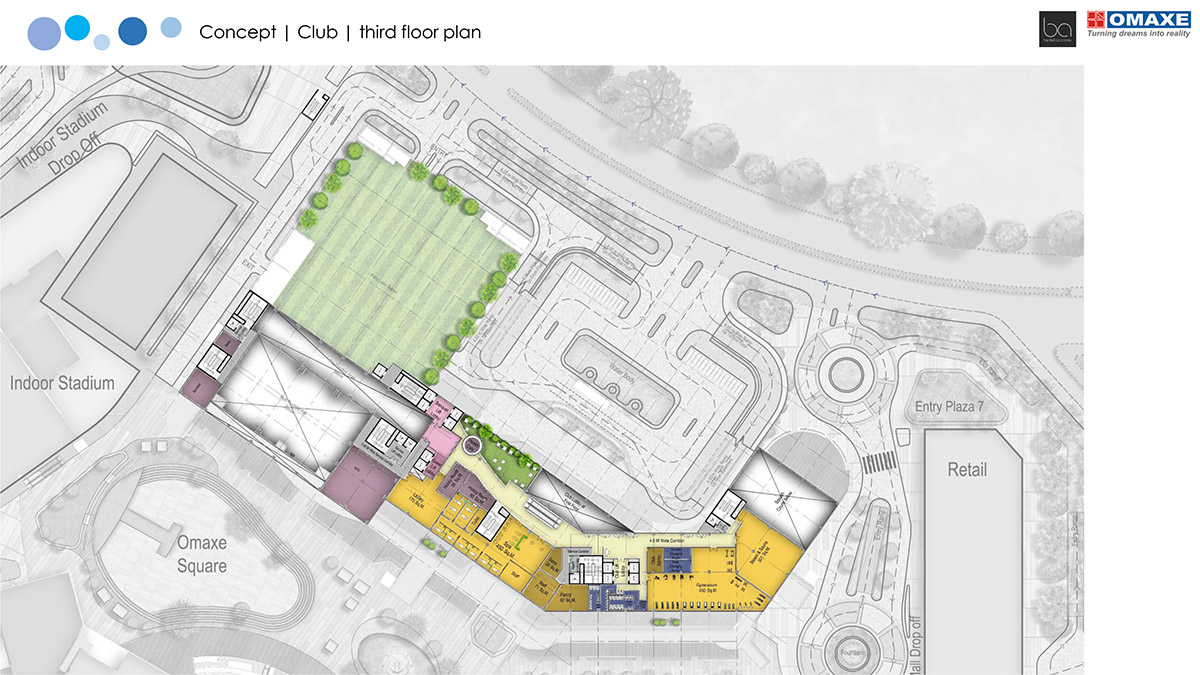 Omaxe State Dwarka Club Floor Plan